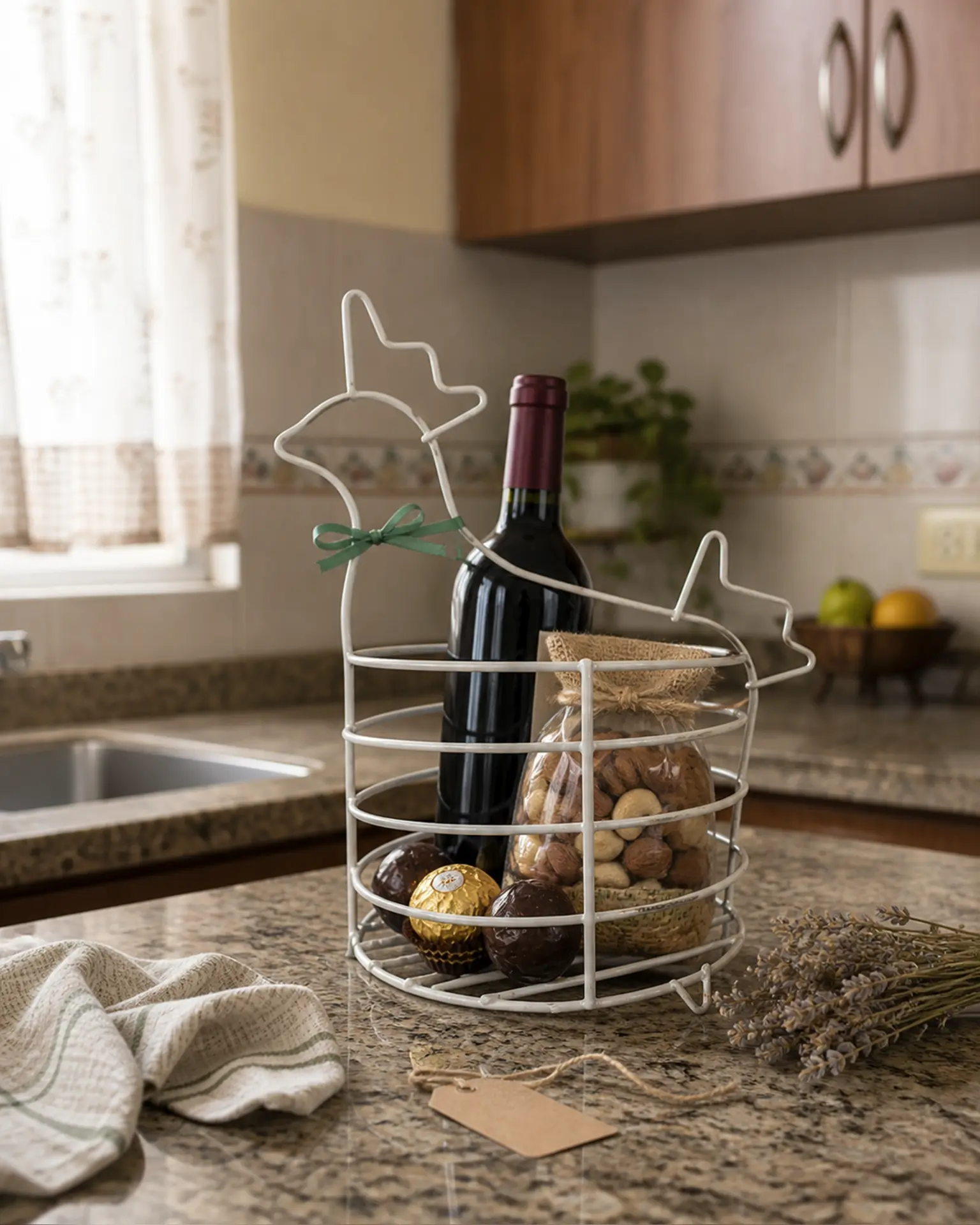Gallina Multiusos GINLU como ancheta de regalo — Base práctica para armar anchetas y detalles.